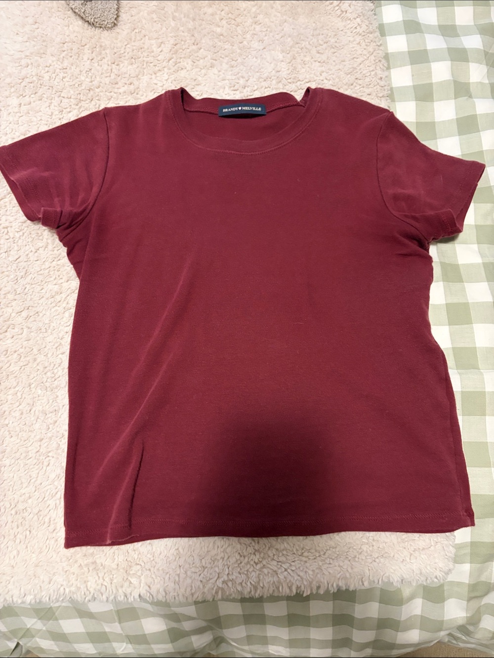 Brandy Melville Maroon Tee